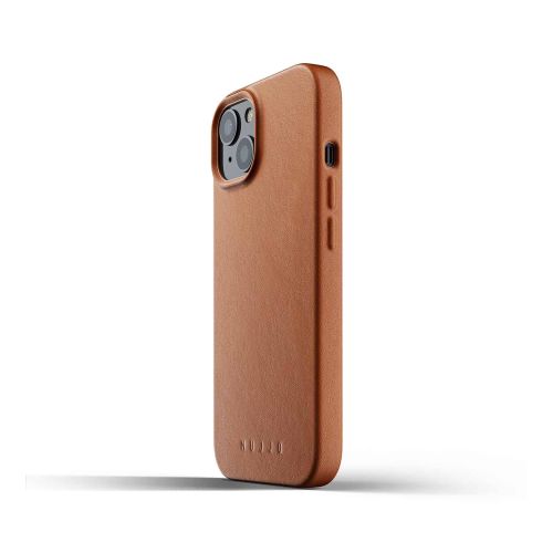 Mujjo Full Leather Case for iPhone 13 - Tan