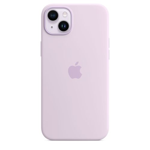 Apple iPhone 14 Plus Silicone Case w/MagSafe Lilac