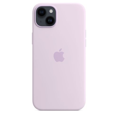 Apple iPhone 14 Plus Silicone Case w/MagSafe Lilac