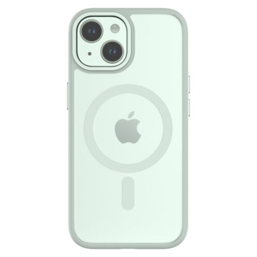 QDOS Hybrid Soft Case for iPhone 15 - Light Green