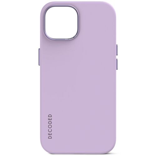 DECODED Silicone Backcover w/MagSafe for iPhone 15 Plus - Lavender
