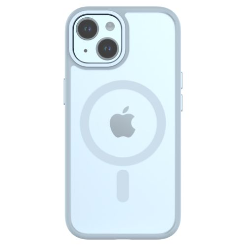 QDOS Hybrid Soft Case for iPhone 15 - Light Blue