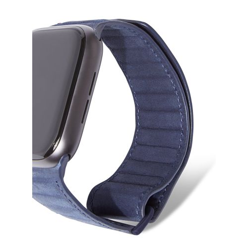Decoded Leather Magnetic Traction Strap for Apple Watch 38/40/41 mm - Navy