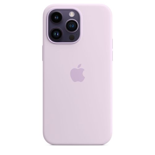 Apple iPhone 14 Pro Max Silicone Case w/MagSafe Lilac