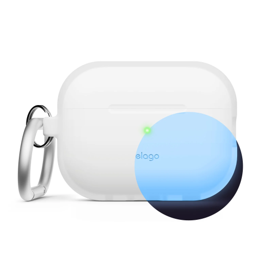 Elago Silicone Hang Case for Airpods Pro 2 - Nightglow blue