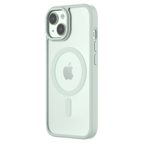 QDOS Hybrid Soft Case for iPhone 15 - Light Green