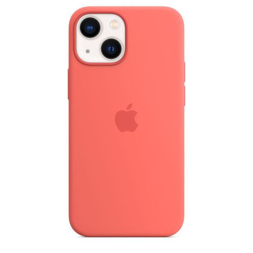 Apple iPhone 13 mini Silicone Case w/MagSafe Pink Pomelo
