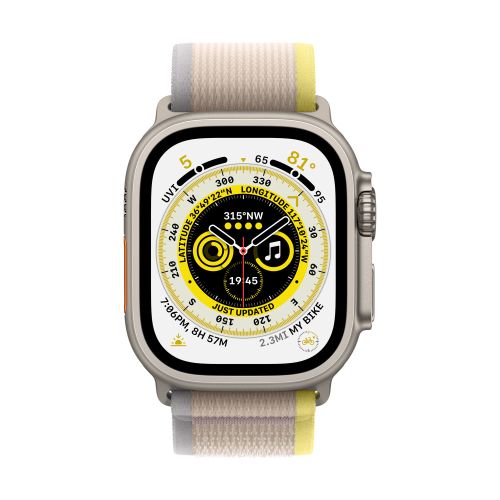 Apple Watch 49mm Trail Loop Yellow/Beige - Small/Medium